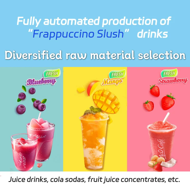 World First Fully Automatic Slush vending Machine Commercial Ice Slush Machine Granita Slush Machine