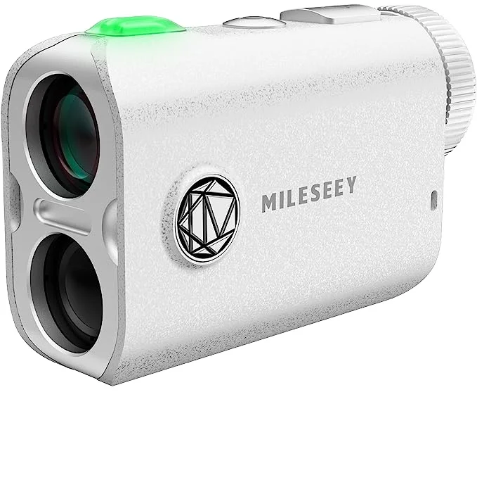 MILESEEY PF1 Mini Pocket Golf Rangefinder with IP65 Waterproof and Vibration ,1000 Yards Rechargeable Laser Range Finder