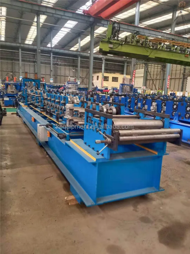Purlin Frame Automatic C Shape Steel Frame Metal Making Production Line C Purlin Cold Roll Forming Machines