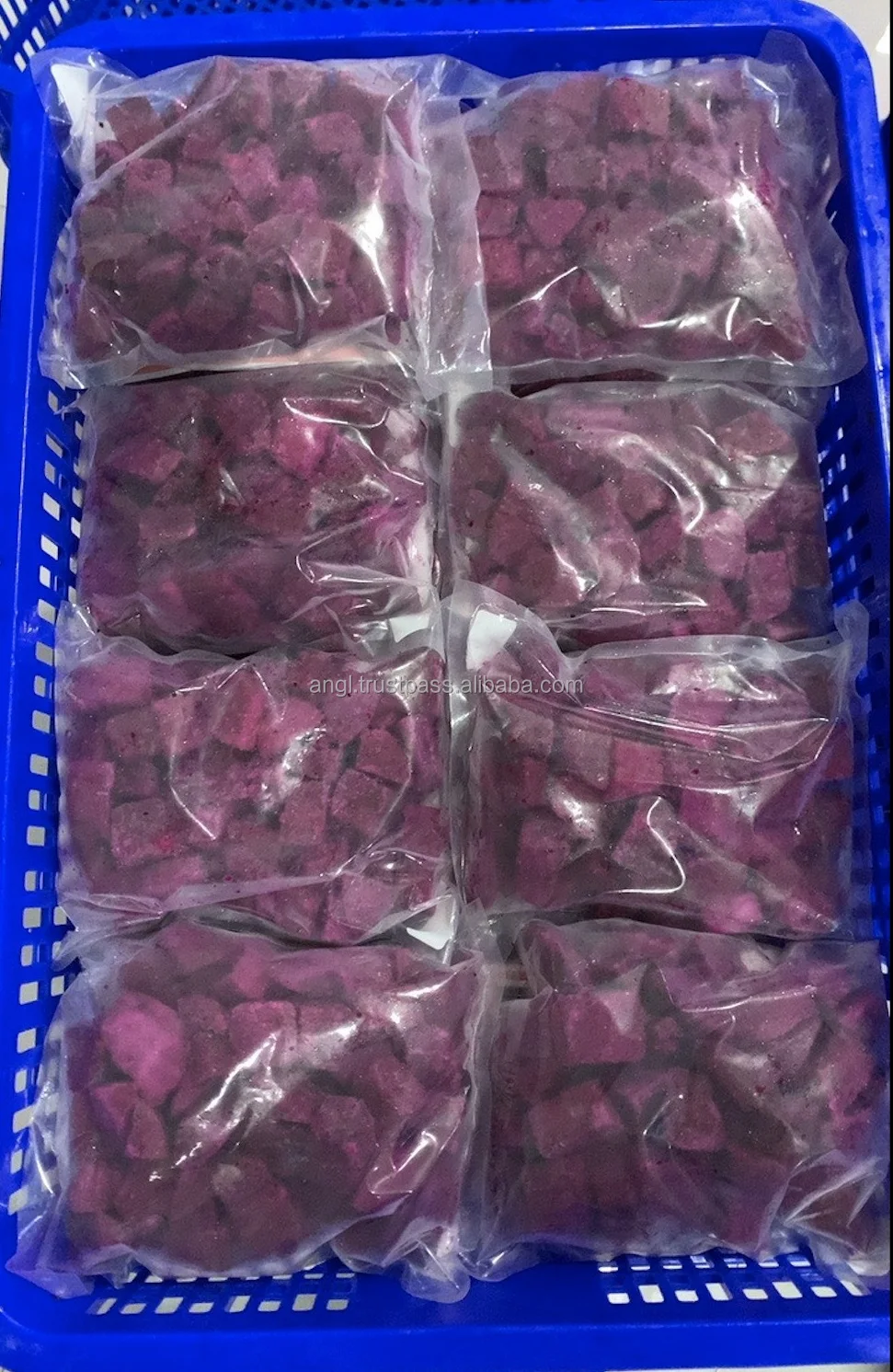 
Frozen dragon fruit puree from Vietnam with best price_Vikafoods (+84983028718) 