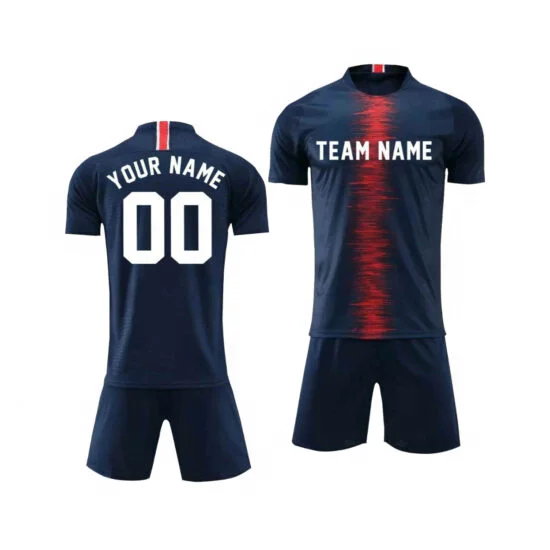 Custom Soccer Jersey with Short, Men Women Personalized Name Number Team Outfit, Kids Customize School Soccer Uniform