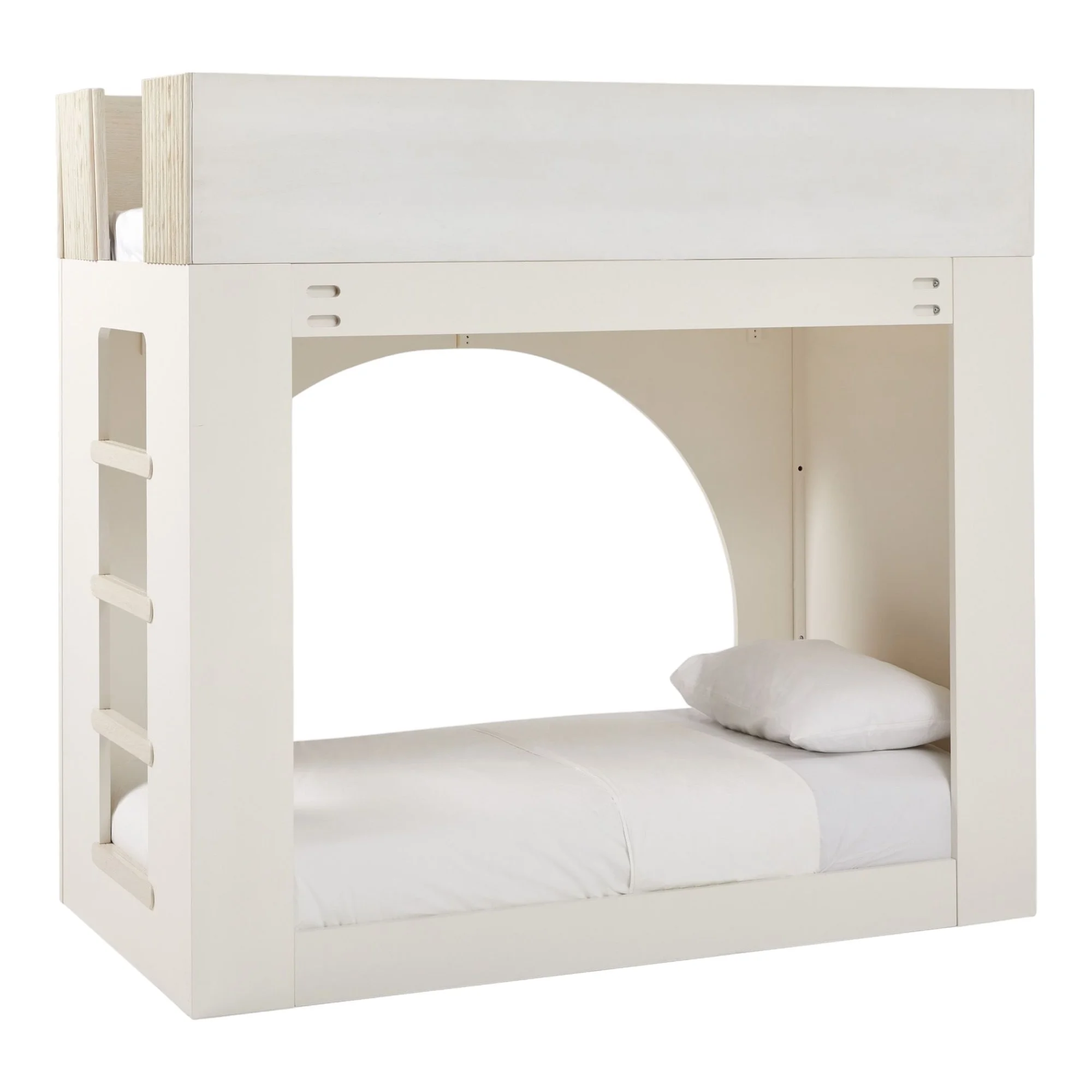 Modern Design Bunk Bed For Kids And Children Solid Teak Wood