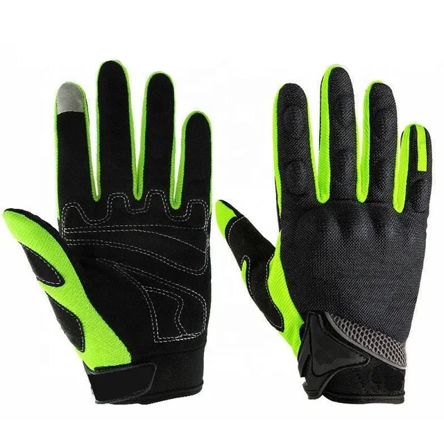 Motocross Gloves Custom Water Proof Anti Slip Riding Gloves Motorbike Full Finger Touch Screen MTB Gloves