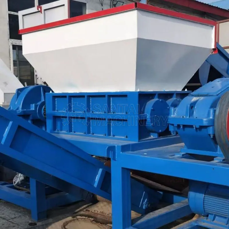 Factory Direct Sales Of Old Clothes, Old Furniture, Electronic Products, Audio Double Shaft Shredder