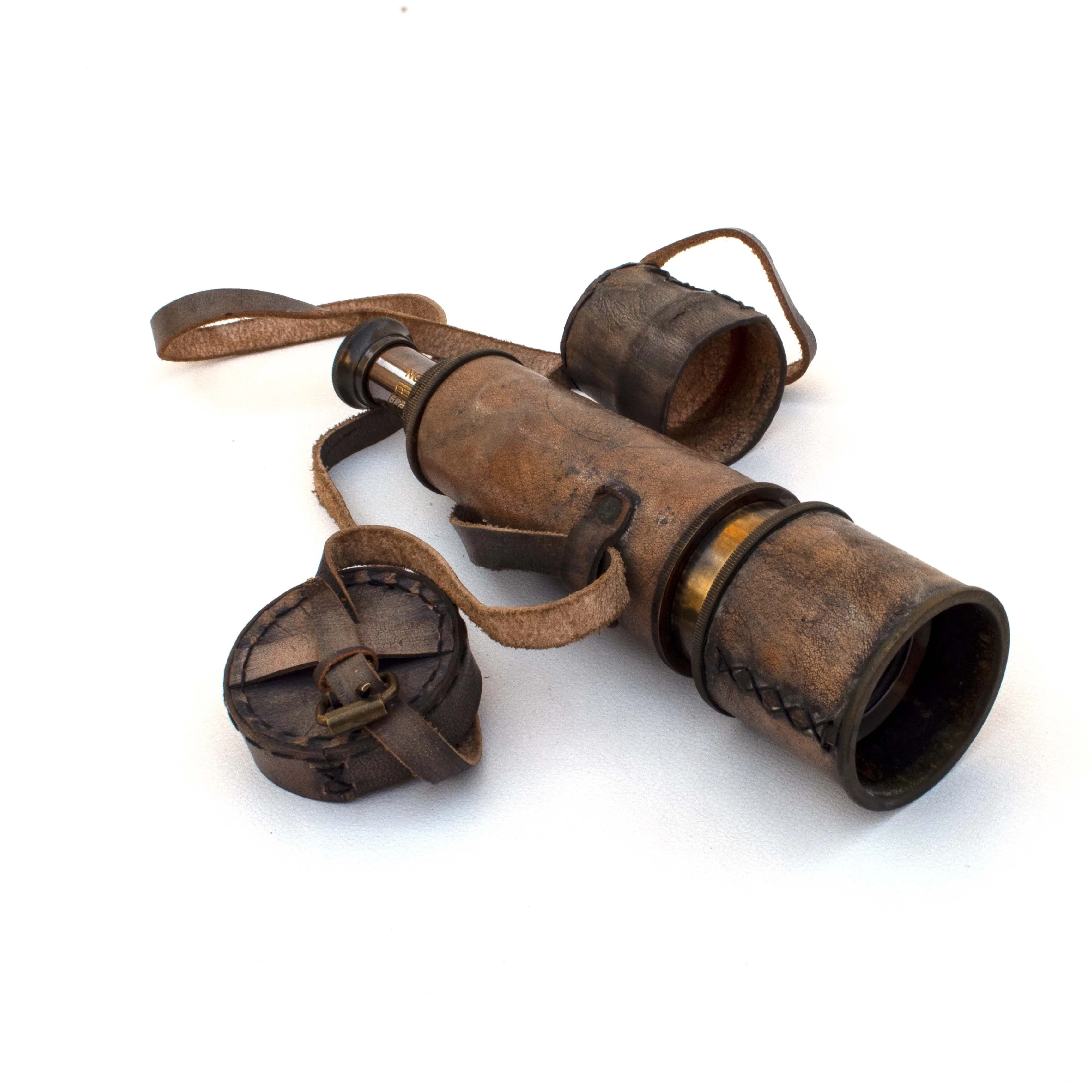 Trendy Collection Pocket Watch With Nautical Telescope Gold Colored Design European Antique Watches Nautical Collection