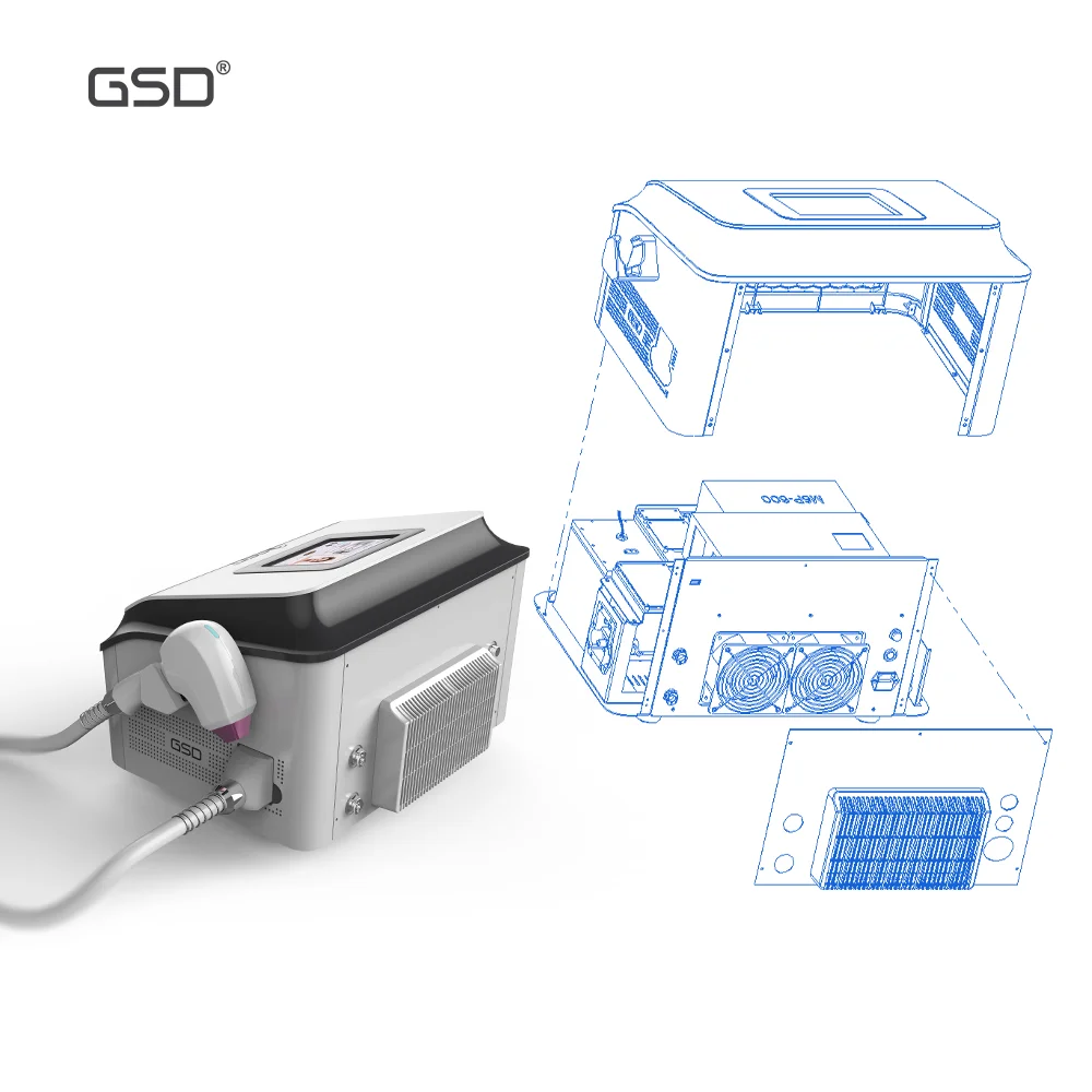 GSD Diode Hair Removal Laser Lumenis Lightsheer Portable 808 Nm Diode Laser Hair Removal High Power Laser Diode 405nm