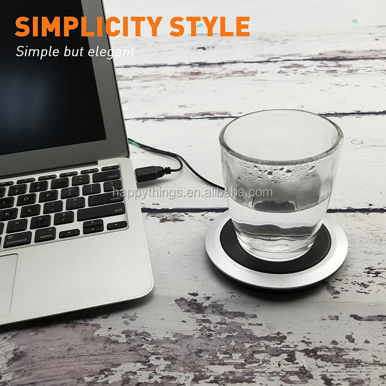 Novelty Low MOQ USB Power Mug Heater Cup Warmer Plate Coaster