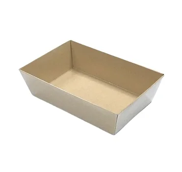 Disposable Kraft Paper Food  Box Packaging With Clear Lids