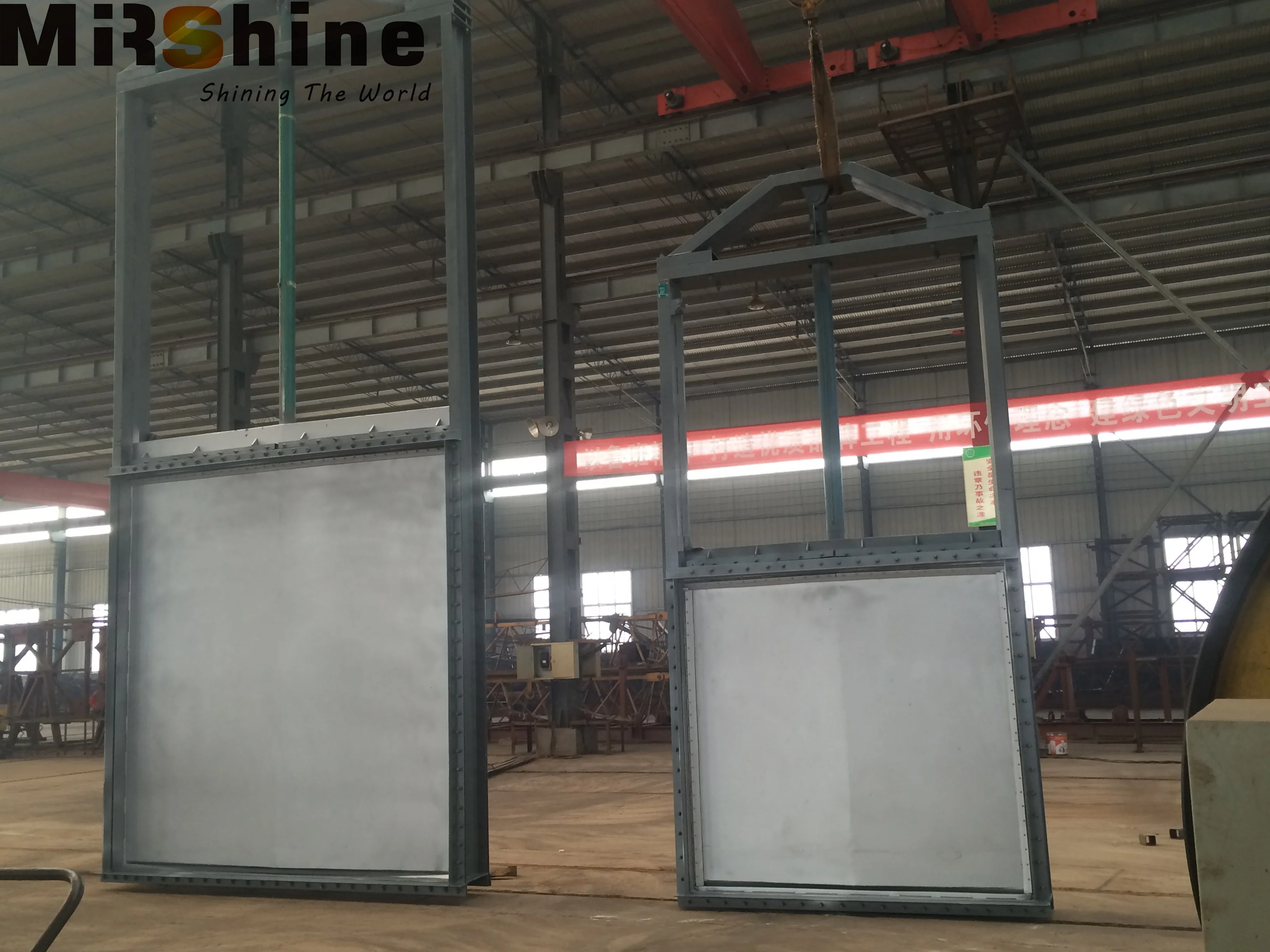 Low Maintenance Cost Electrohydraulic FGD Flue Gas Damper Door for Coal Coking Industrial