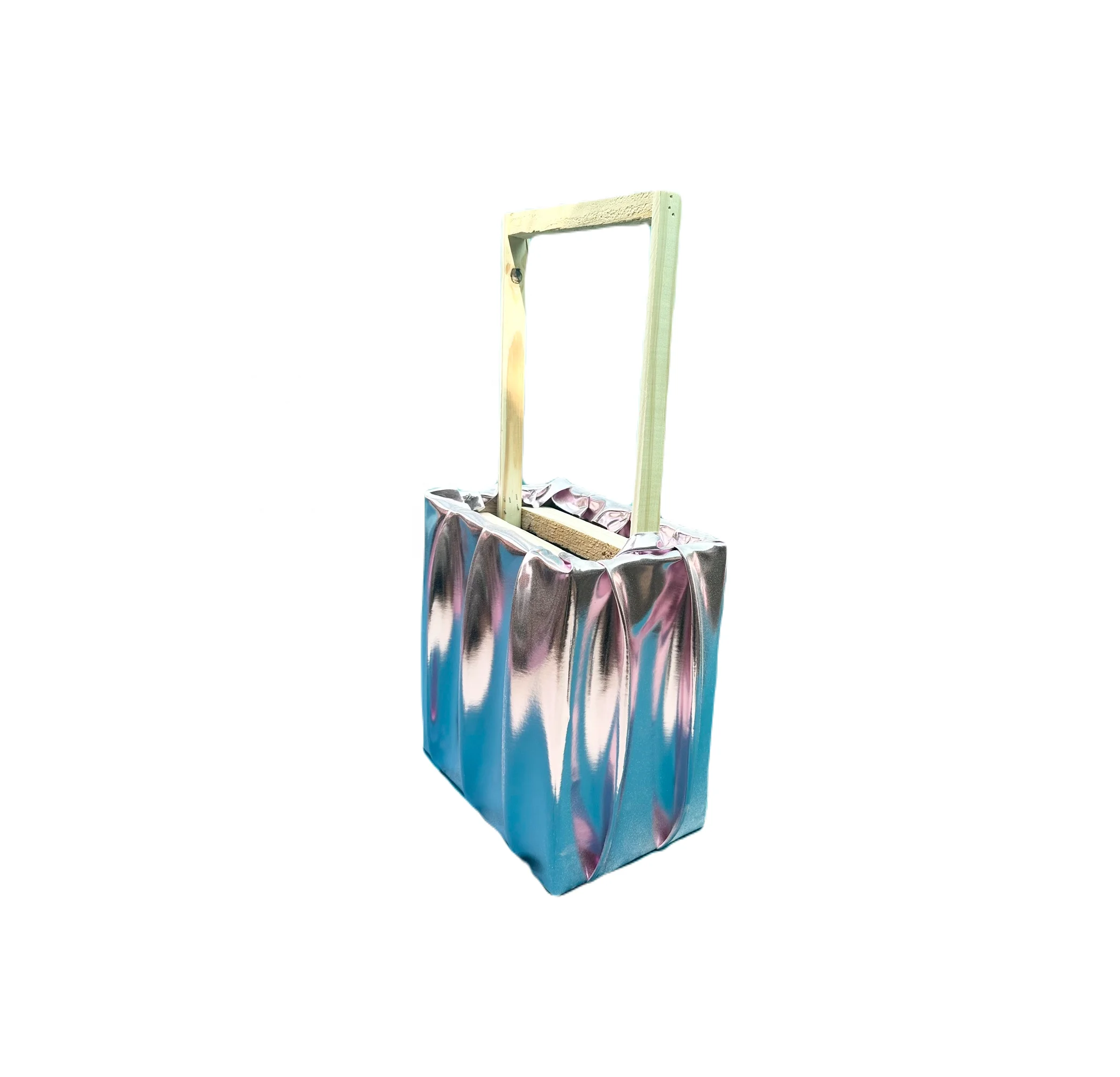 Высокое качество УФ-покрытие, тиснение, лакирование, деревянная бамбуковая коробка для цветочных растений