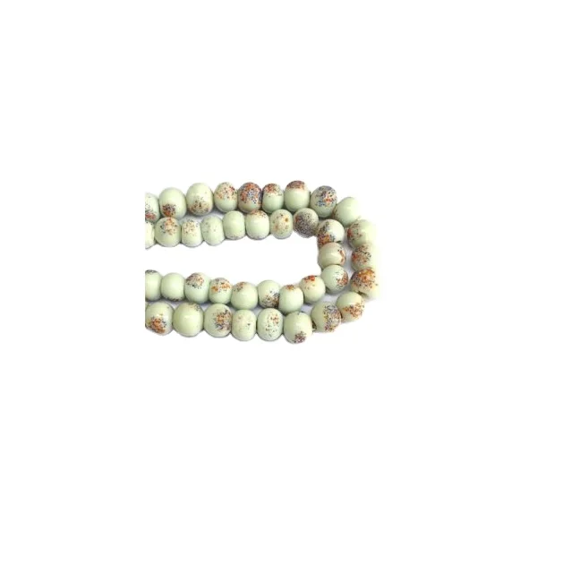 Multicolour Loose Accessory Lampwork Crystal Glass Beads round Beads for Craft and Jewelry Making Bulk Wholesale Rondelle
