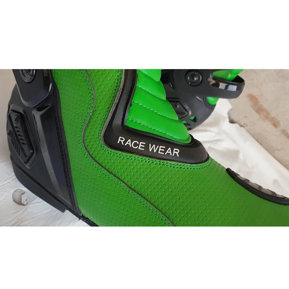 Top quality new style Real Leather brake shoe motorcycle Boots Germany 2022