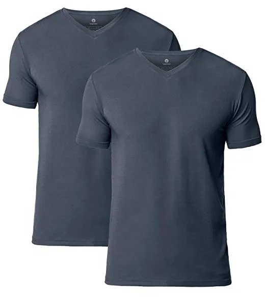 Mens Round Neck Short Sleeve Soft Undershirt T-shirt Thin Knitted Jersey Fabric Combed Cotton Custom Fit under shirt tshirt