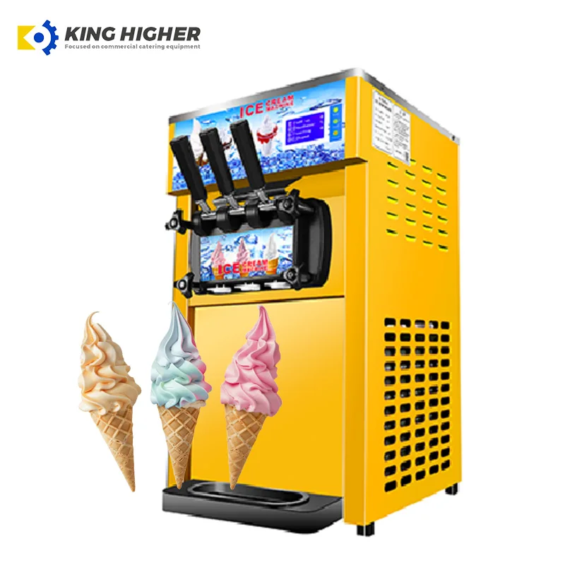 Commercial Vertical Batch Freezer for Soft Serve Ice Cream Gelato & Fruit Business Use for Milk & Chocolate Ingredients