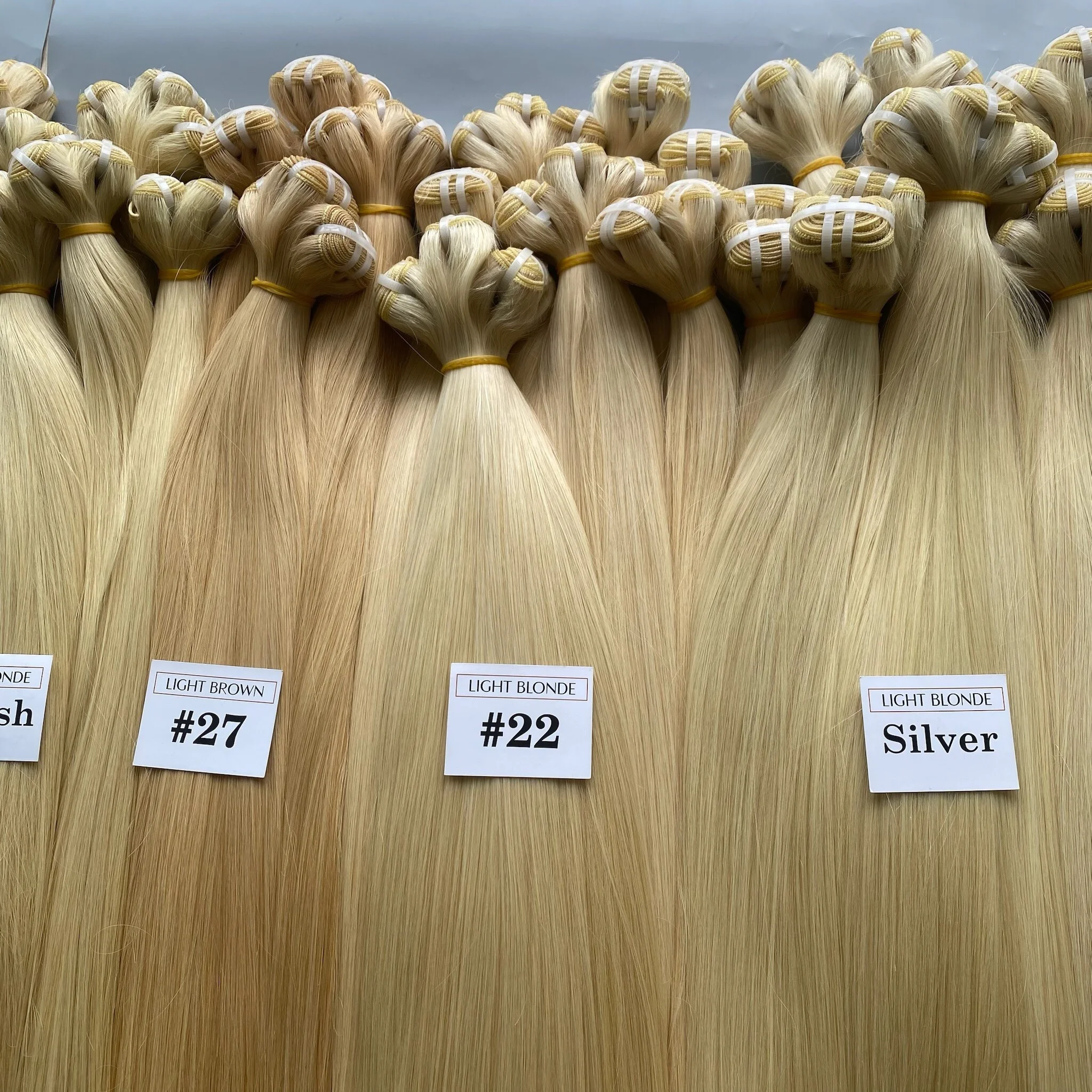 12A Grade Weft Hair Extensions Wholesale Human Hair Supplier Customizable colors No Shedding No Tangle Shipping Worldwide