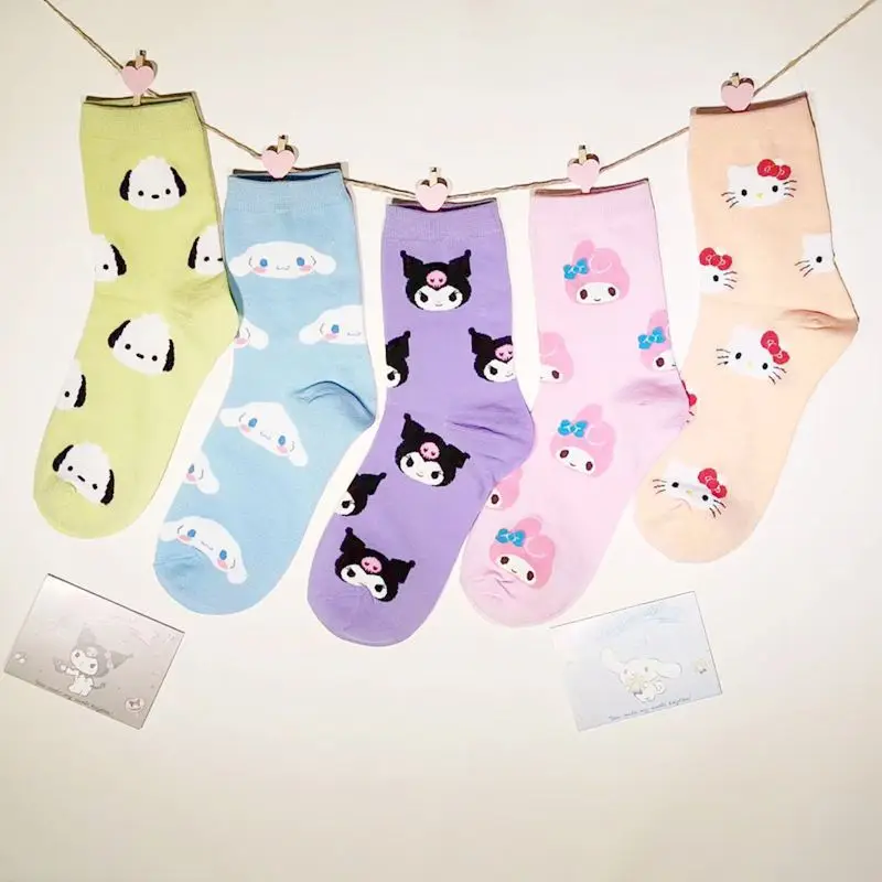 Japanese New Fancy Cute Cartoon Comic Anime Socks Soft Cotton Funny Cute Cartoon Dog socks