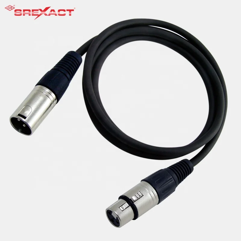 3pin male and female connector microphone jack male xlr