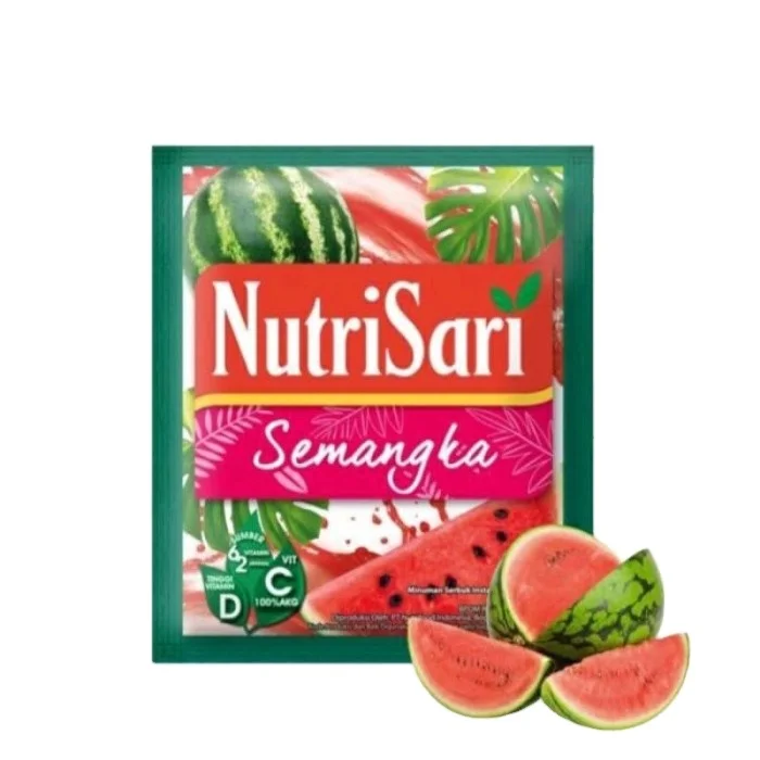 Top Product Nutrisari Powder Drink 13gr Watermelon Flavor Normal Fresh Sweet Fruity Taste Hot Sale Powder Drink Fruit Juice