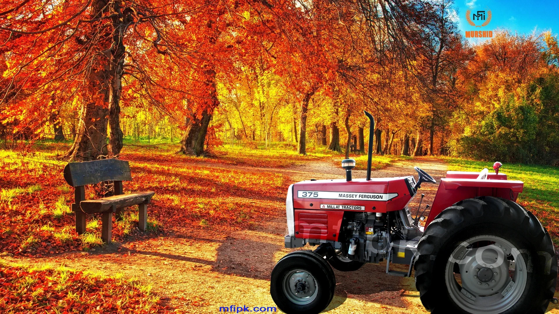 
Massey Ferguson Two Wheel Drive Tractors 375 2WD Tractors MF375 