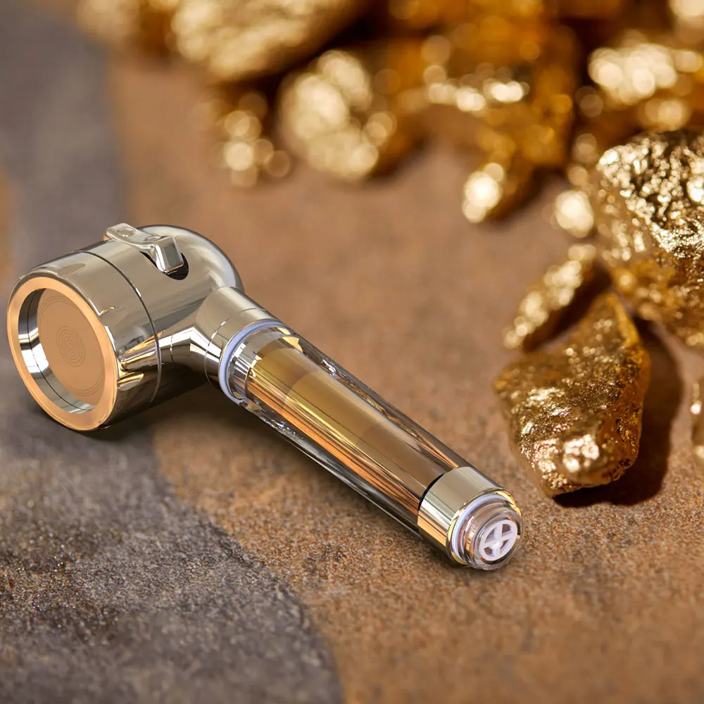 Made In Korea Best Selling Sterilization Antimicrobial Negative Ion emission filter shower head Handheld Shower head