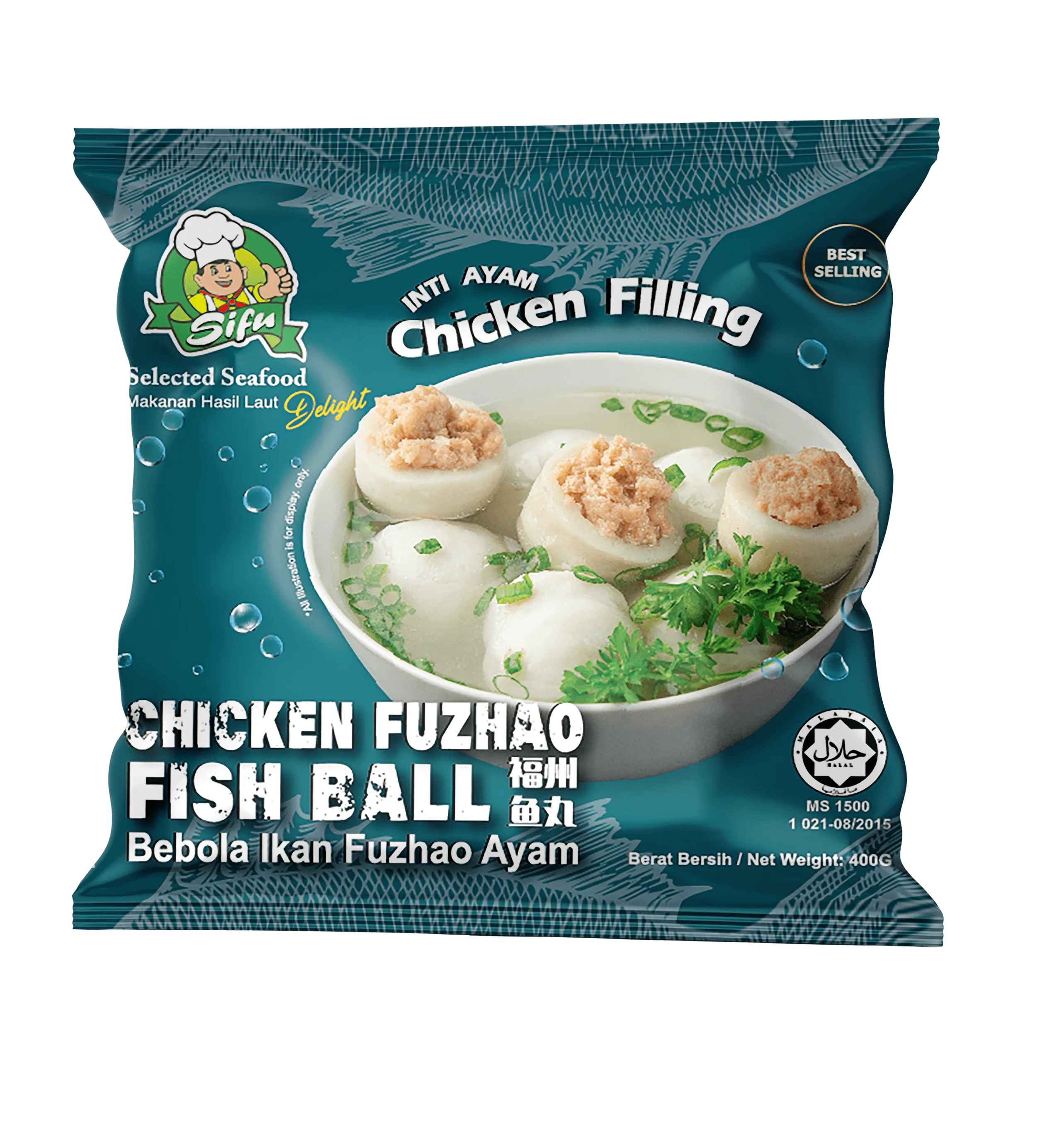 Super Tasty Chicken Fuzhao Made in Malaysia With Premium Ingredients And From High Quality Fish Meat