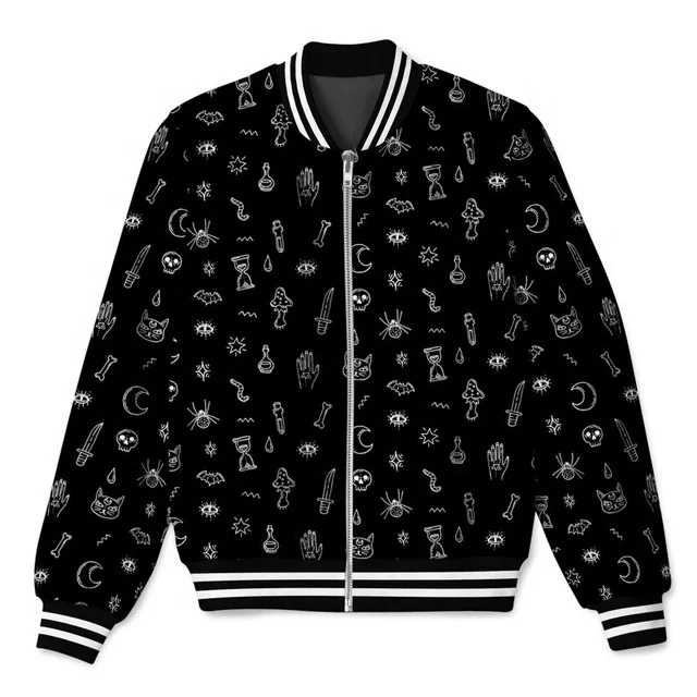GALACTIC DRAGON SCALE TEAL BOMBER JACKET