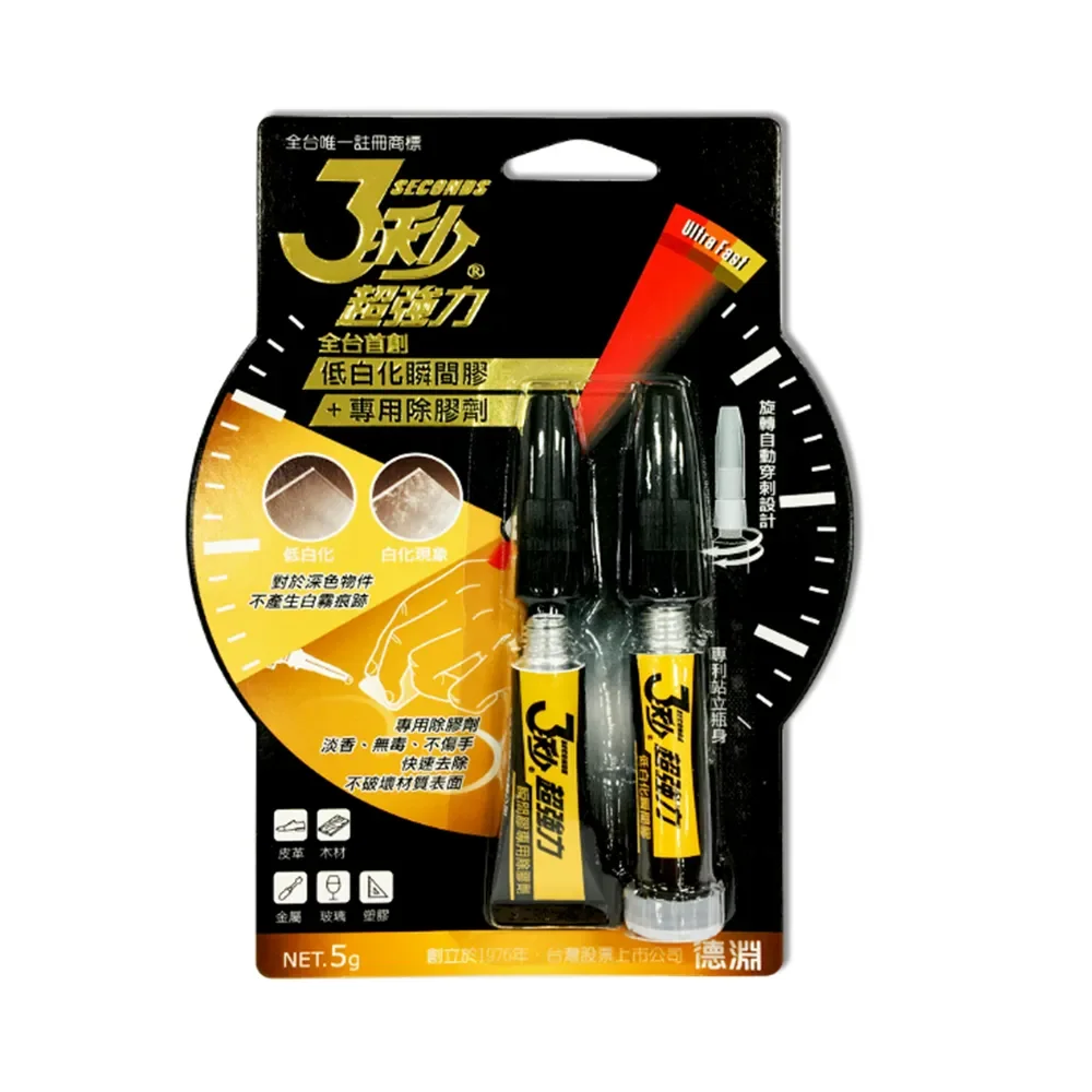 Less Odor Super Glue with Leaking Prevention Design