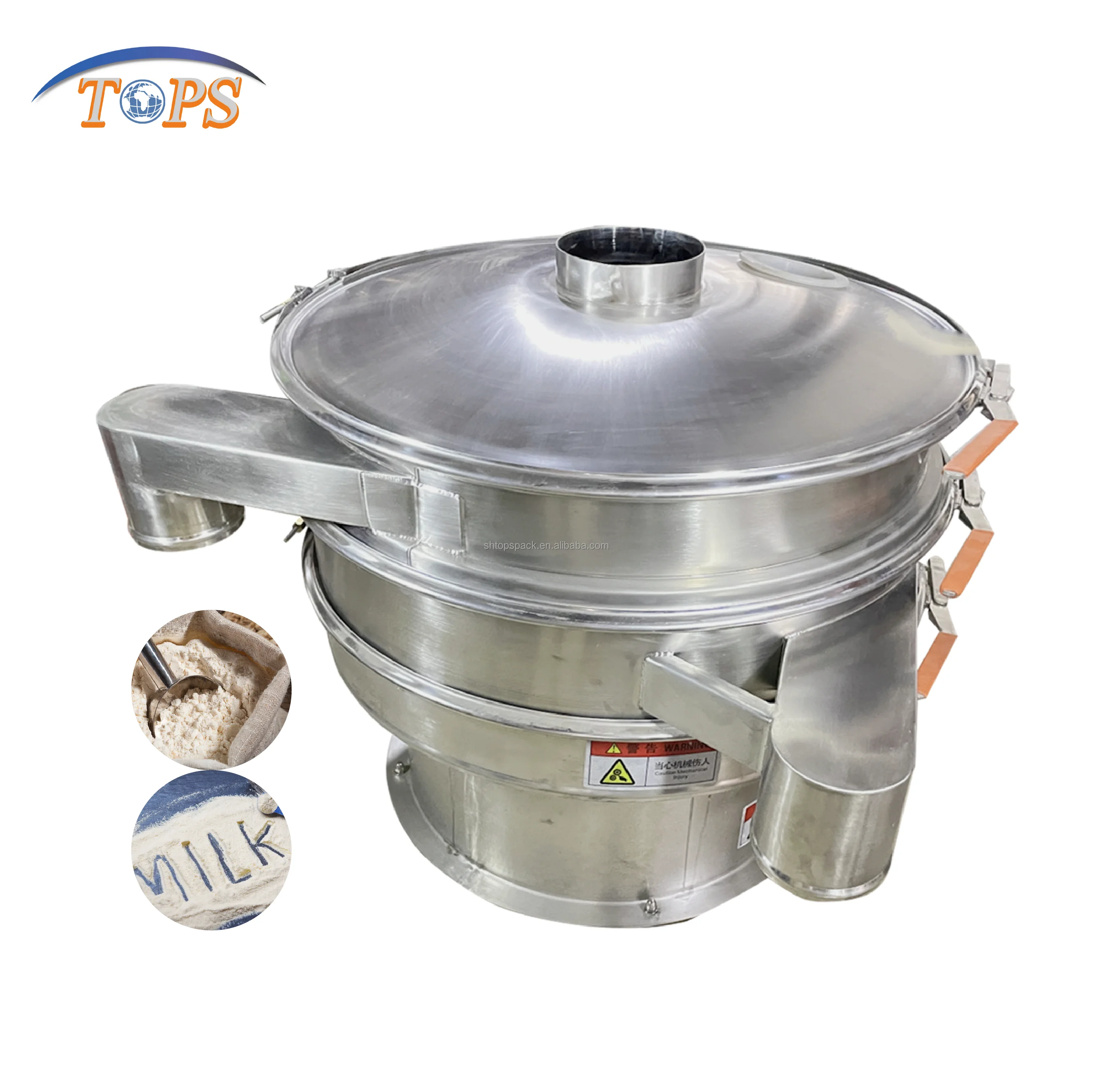 Uniform 600-800mm Vibrating Screen Whey Protein Milk Egg White Xxnx Vibrating Screen