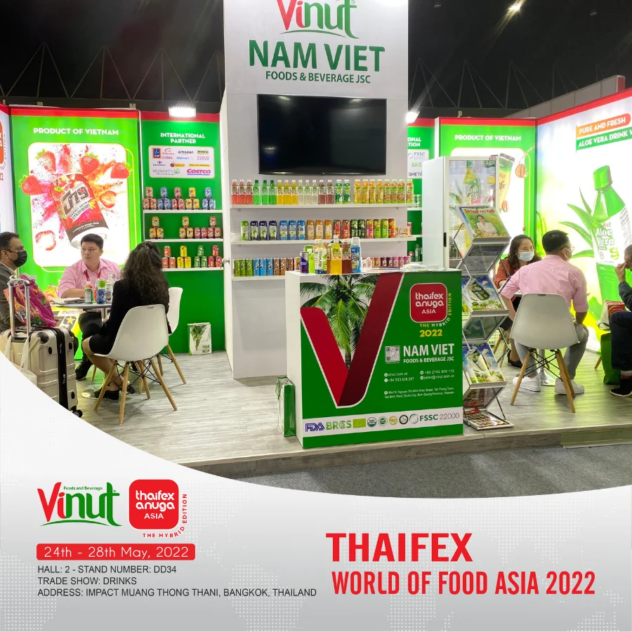 500ml Bottle VINUT Yogurt drink with Aloe vera & Lychee fruit juice Distributors Prebiotic drink