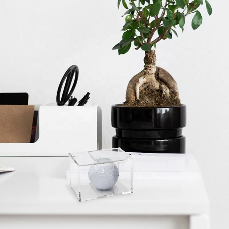 Clear Plexiglass Golf Display Showcase Cabinet Display Acrylic Box