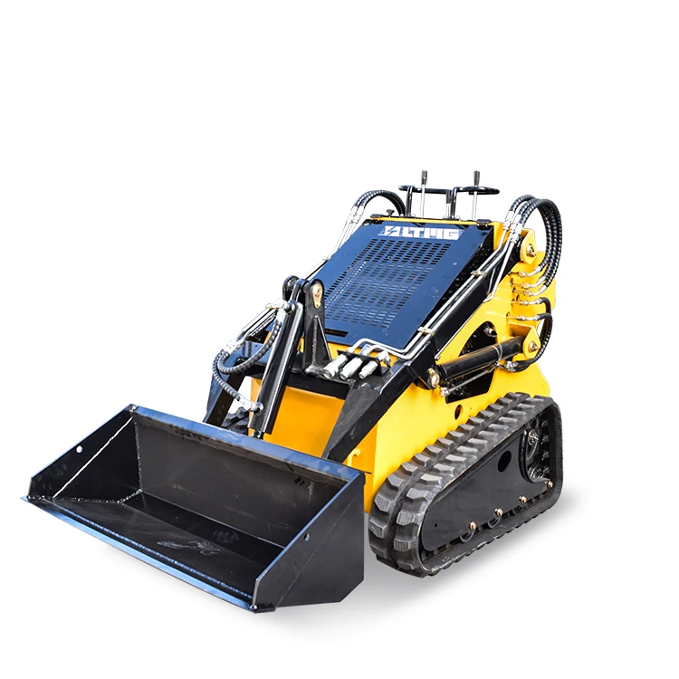 Skid Steer Loader Articulated Farm Tractor Loader Front Compact Small Wheel Skid Steer Loader