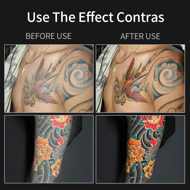 Tattoo Fill Light Rechargeable Selfie Light Black with Clip Adapter for Fill Light Tattoo