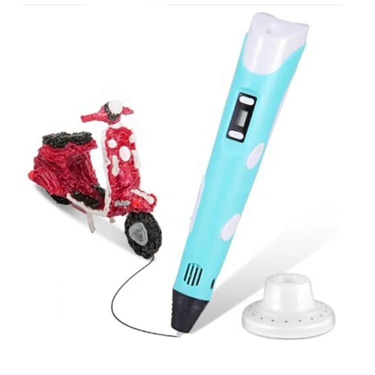 Educational Toy DIT 3d Print Pen With LCD Screen With Newest Create 3d Handle 3d Drawing Pen For Air Printing Gift 3d Pen