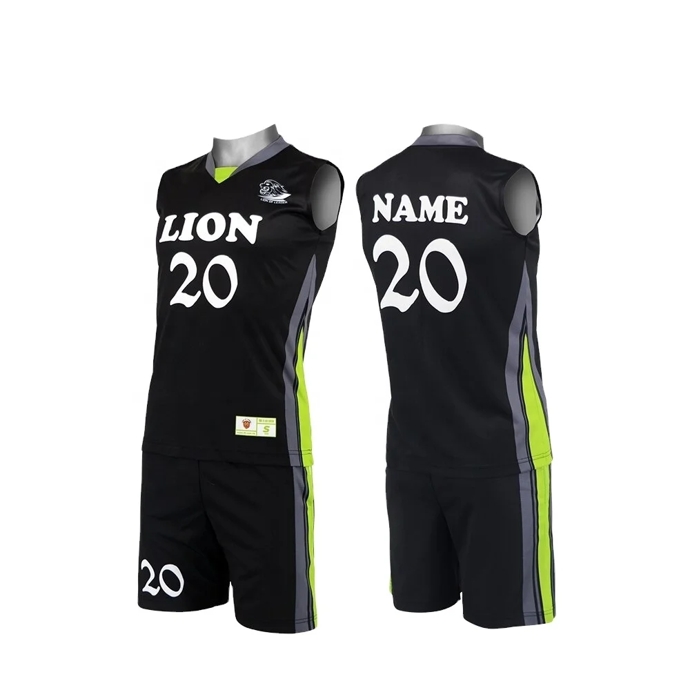 100% Polyester Sublimation team Uniform Clothing Volleyball Shirt design Customized Volleyball