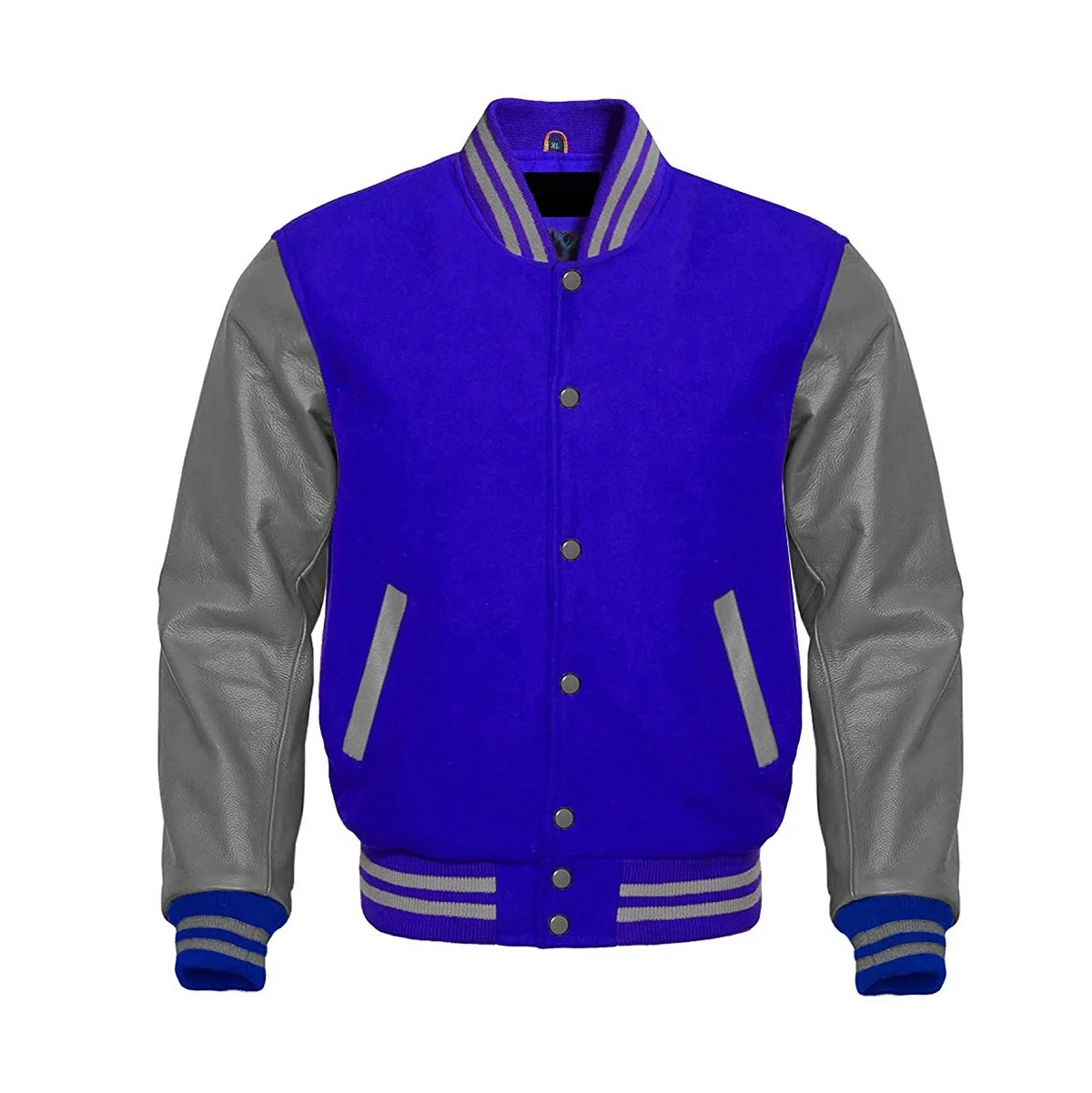 
Custom Wholesale Baseball style Varsity Jacket made of wool / College style Letter mans Varsity Jacket 