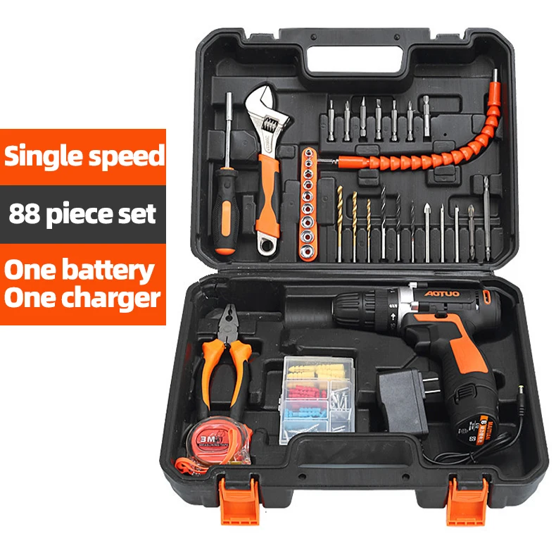 DIY Cordless Drill Power Screwdriver Multi Function Charging Electric Hand Drill Home Industrial Electric Screwdriver