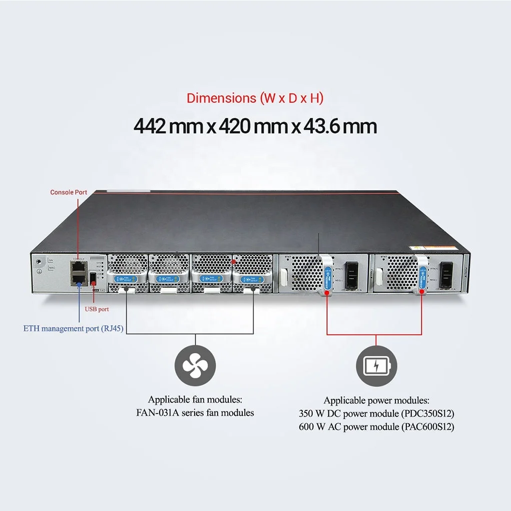 100g data center switch CE6857-48S6CQ-EI network optical switch