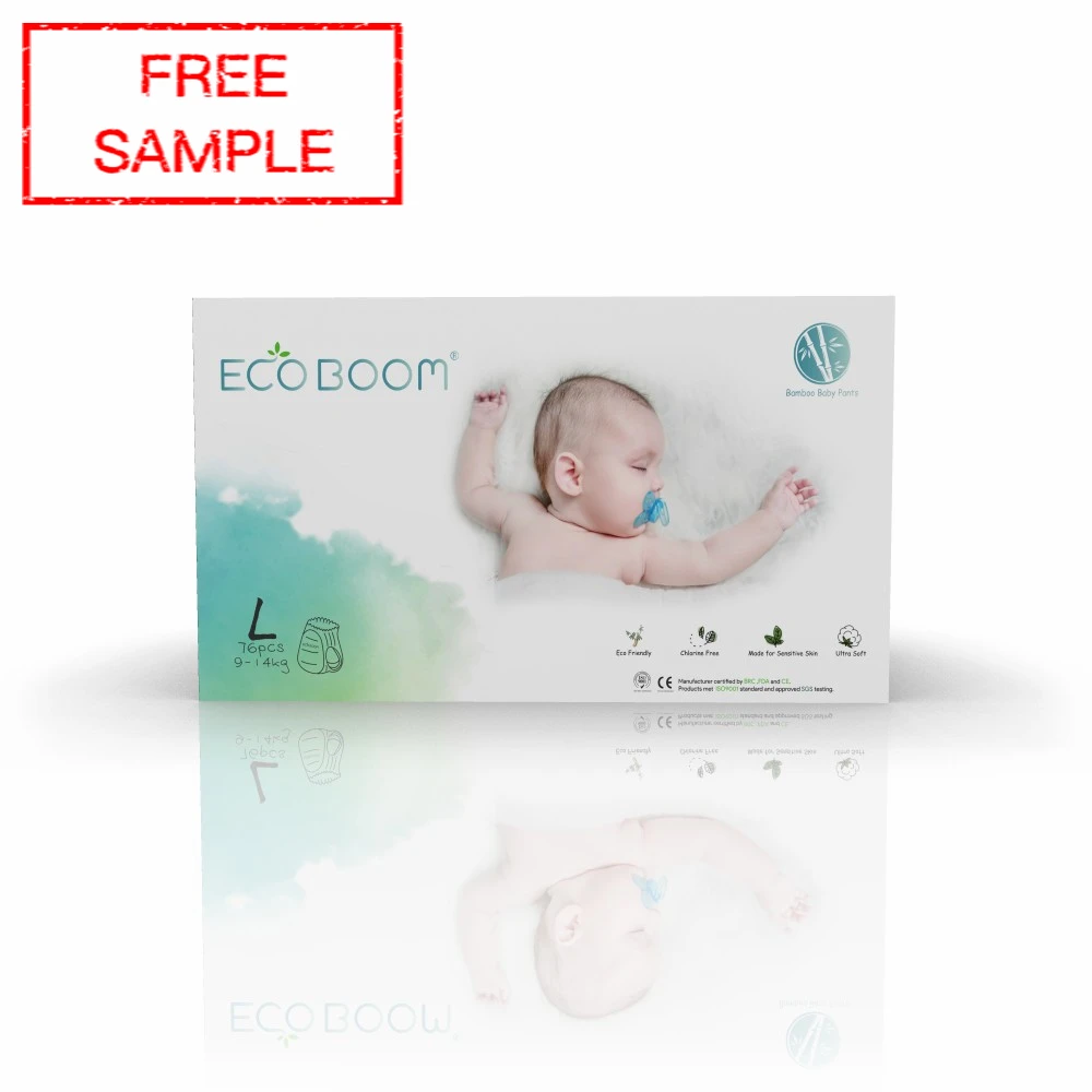 OEM ODM baby training diapers wholesaler with viscose premium ecologic leak guard plant based elastic