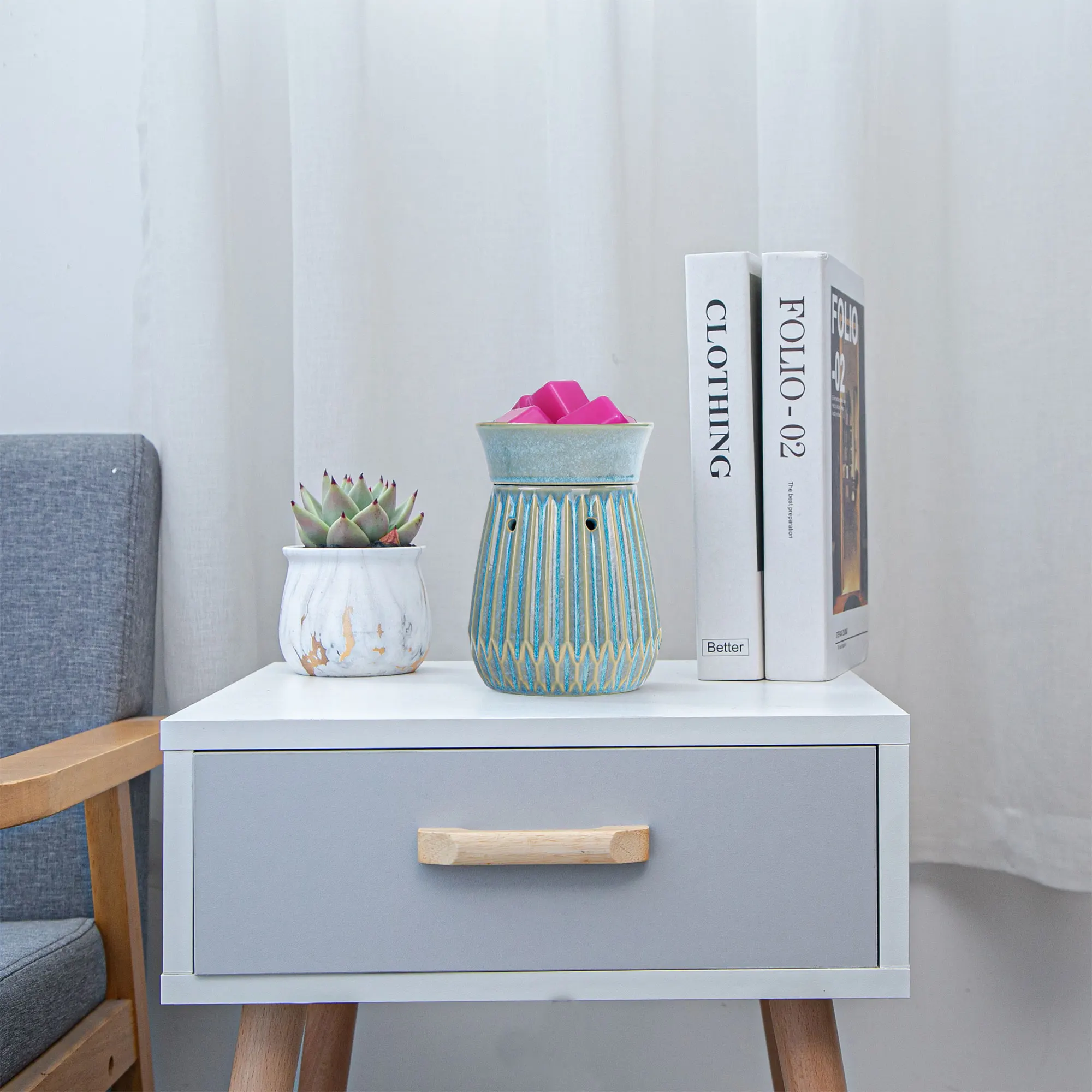 2022 Best Aroma Fragrance Scented Oil Wax Melt Warmer  for Home Decor