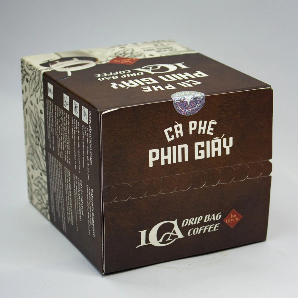 Drip Bag Coffee 10 bags in box Good Choice Distinctive Flavour Ingredients Used For Preparation ISO HACCP OEM/ ODM Custom Packin