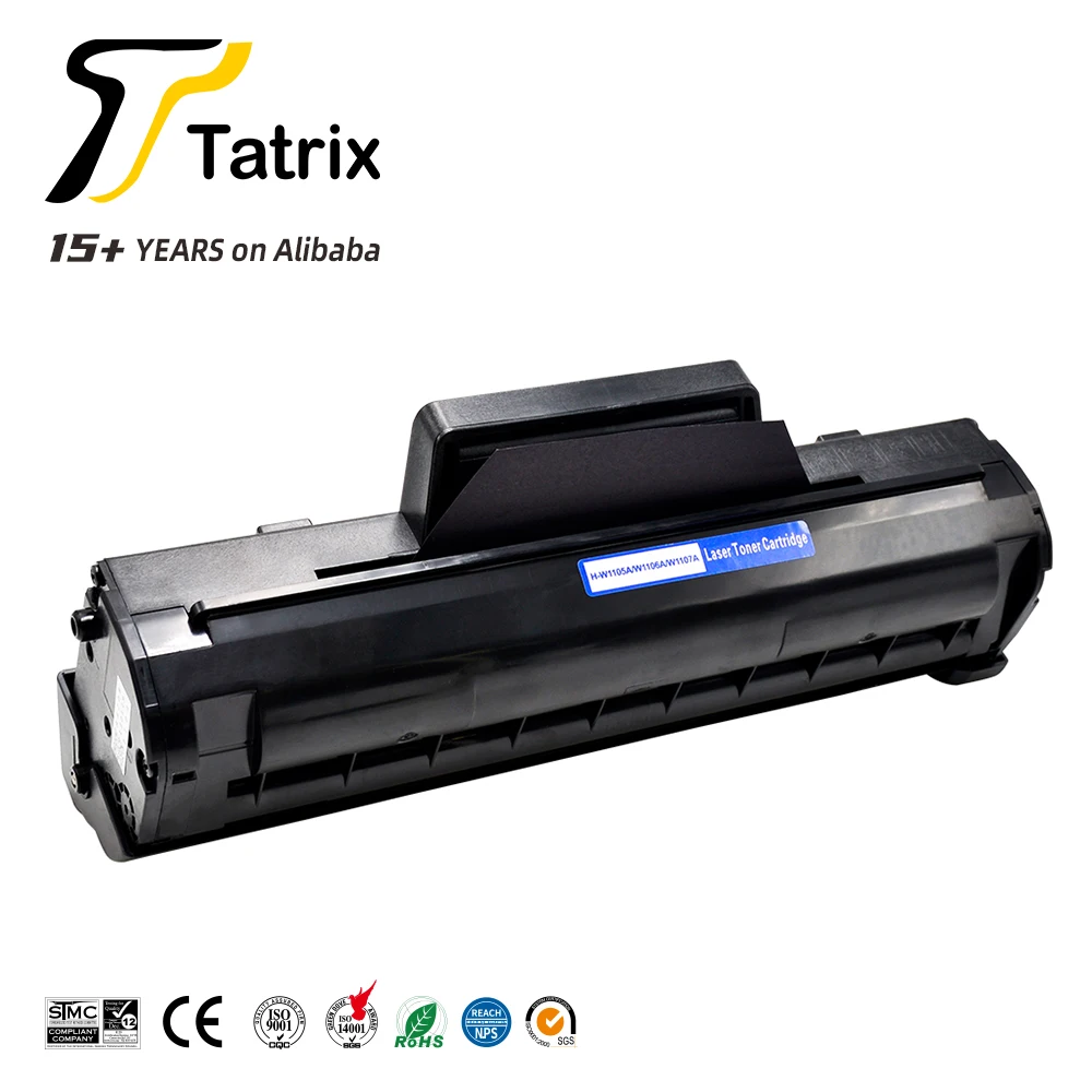Tatrix W1105A W1106A toner 105a W1107A 106A 107A Compatible Laser Black Toner Cartridge for HP Laser 107a 107w MFP 135a 135w etc