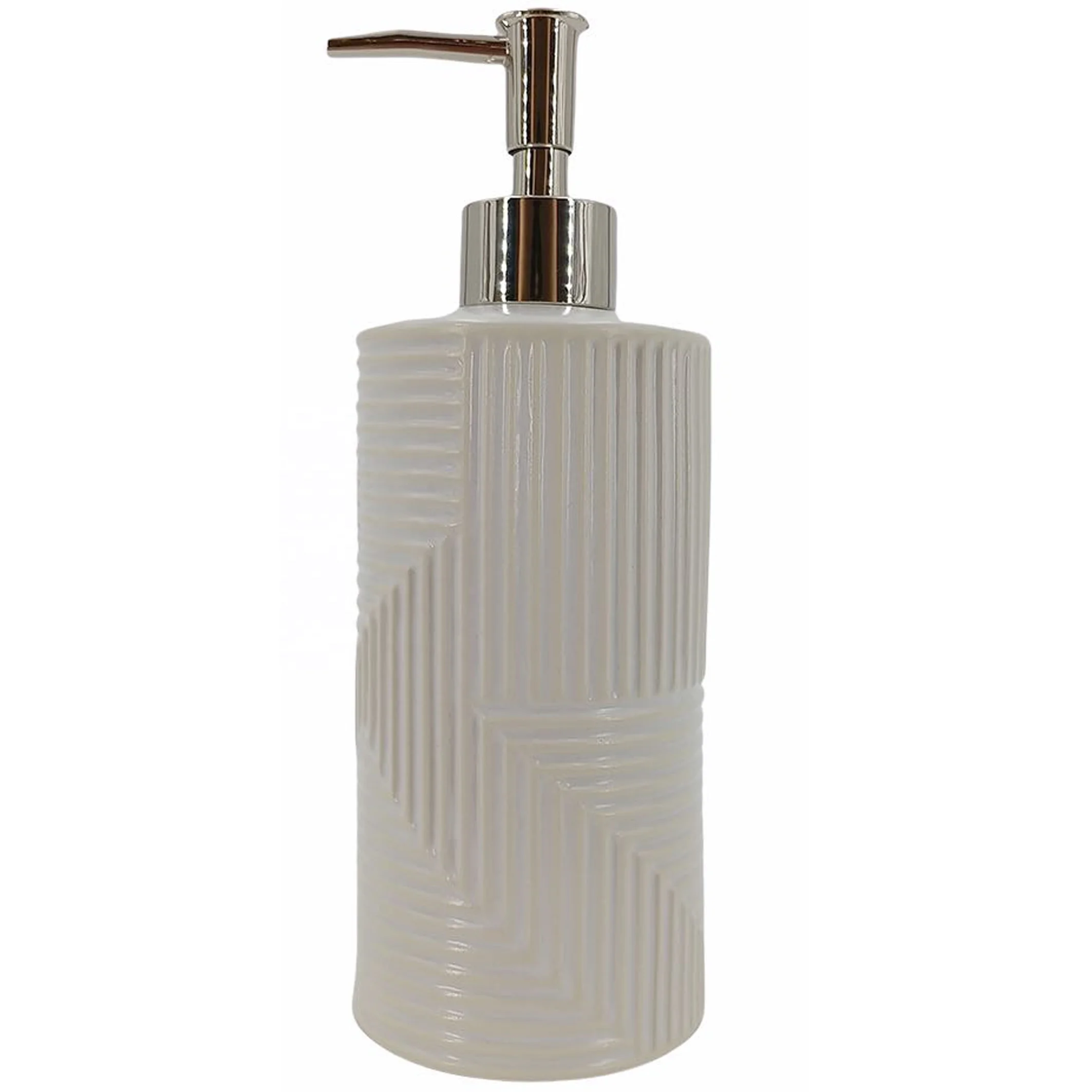 Texture  Design Wholesale Price Ceramic Soap Dispenser Bathroom Accessory
