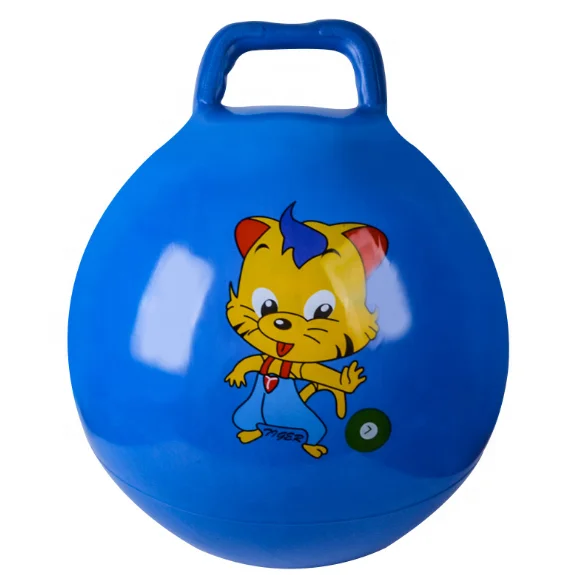 Hot Sell Custom PVC Jumping Ball Hopping Ball Gym Ball with Handle