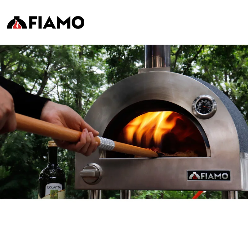 Countertop Promotional OEM Low Price Gas Pizza Dome Ovens Holds 4 Pizzas With Pizza Stone