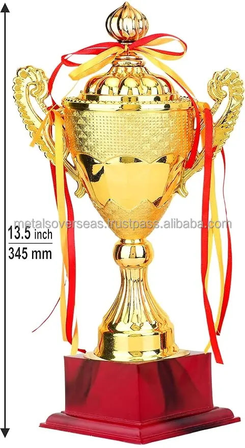 Gold Premium Runner up Match Competition Tournament/Function Prize 2nd Place Trophies Award Made by Metal Overseas