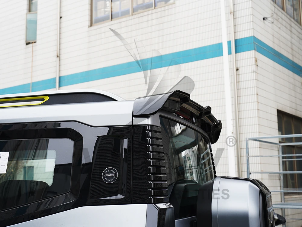 Car Modification Accessories Glossy Black Rear Spoiler For Jetour Traveler T2 accessories Roof Wing 2024