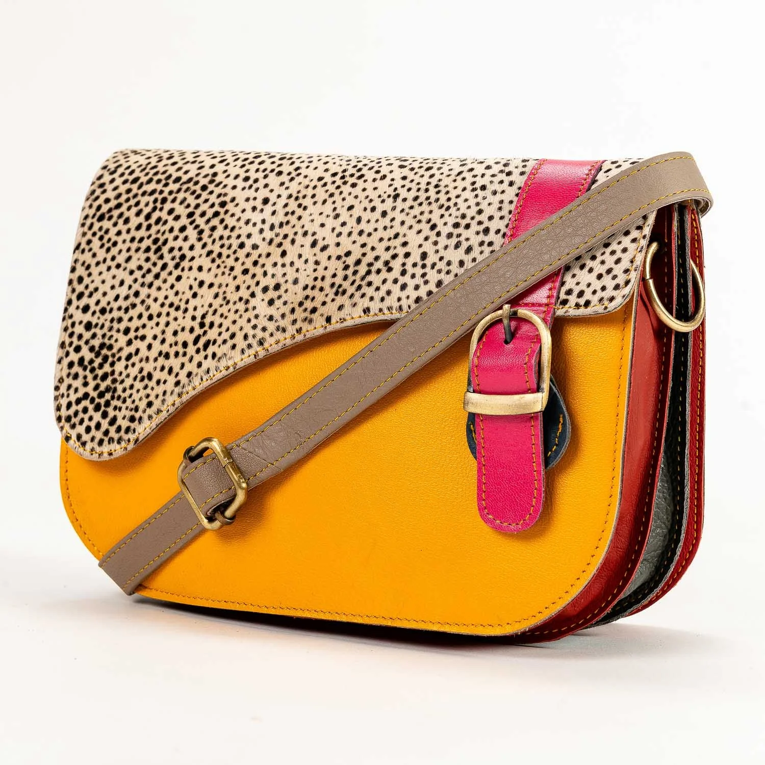 Женская Сумка-Кроссбоди из переработанной кожи