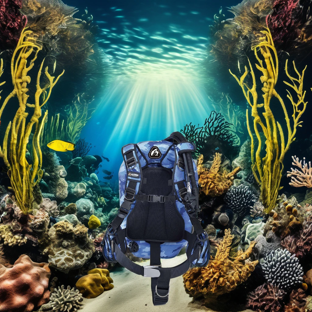 Problue Camouflage High Performance Diving BCD Gear Swim & Dive Accessory