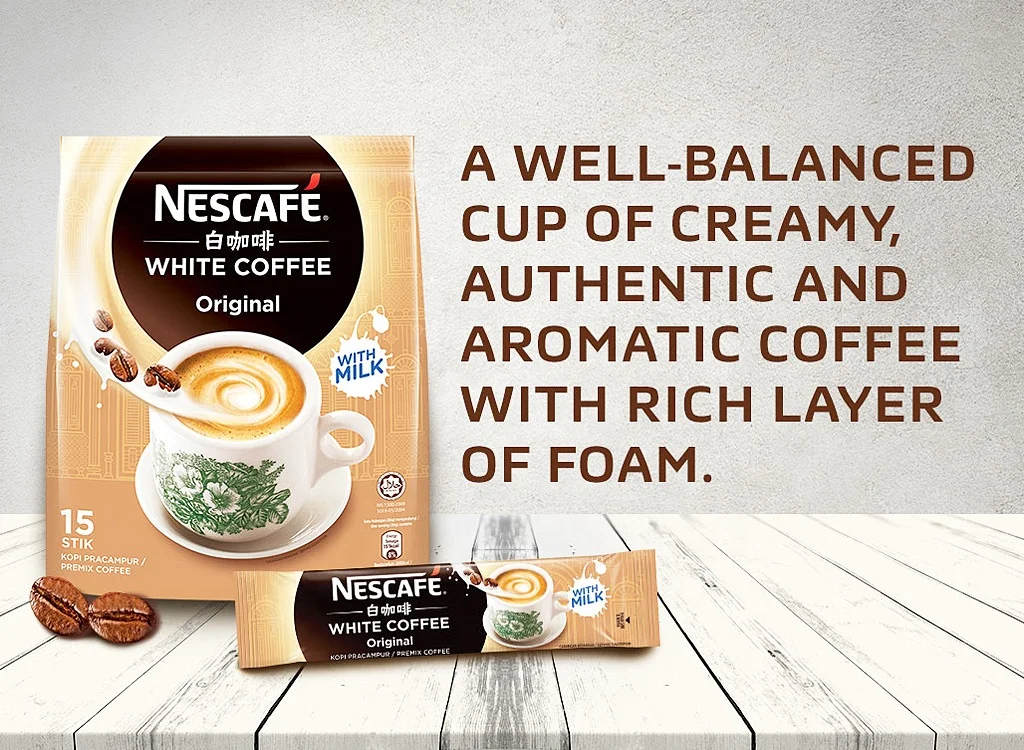 Export Wholesale Authenthic Malaysia NESCAFE 3IN1 Instant White Coffee Original