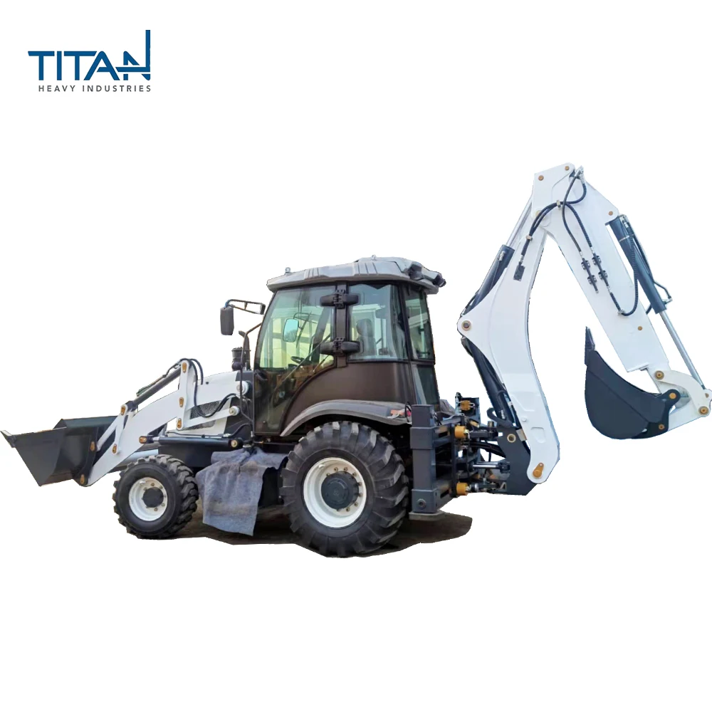 Core Motor and Engine Backhoe Loader for Farms Retail Restaurants Manufacturing Plants with PLC Pump Gearbox Bearing